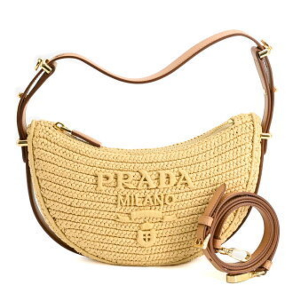 Prada Arche Crochet Shoulder Bag